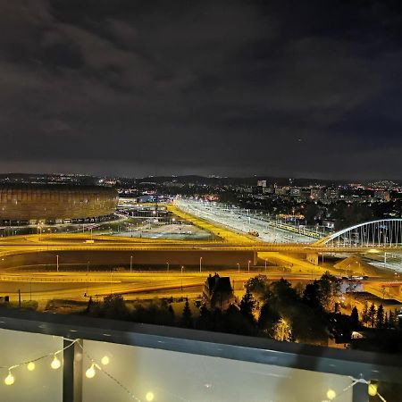 Apartament Przy Bursztynowym Stadionie Danzig Exterior foto