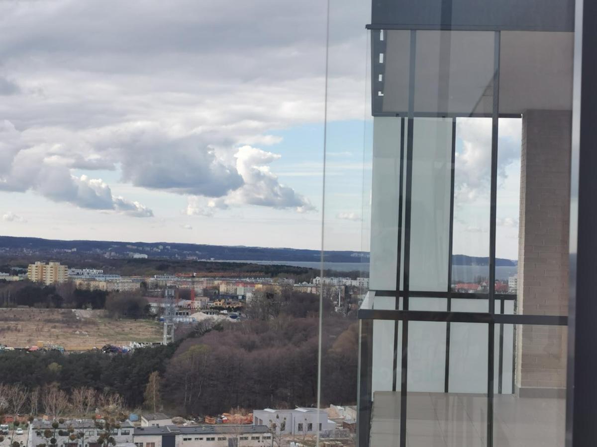 Apartament Przy Bursztynowym Stadionie Danzig Exterior foto